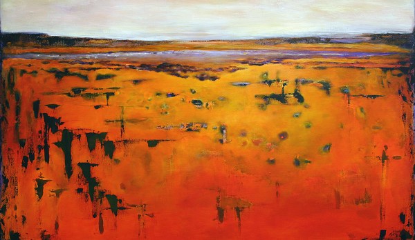 WHERE THE RIVER NARROWS...30X48...sold