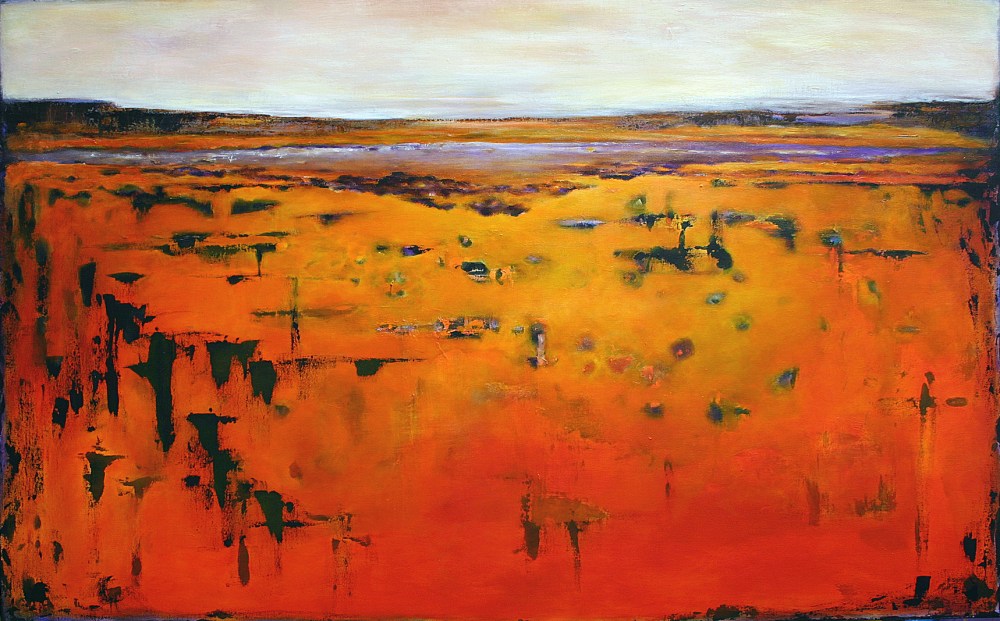 WHERE THE RIVER NARROWS...30X48...sold